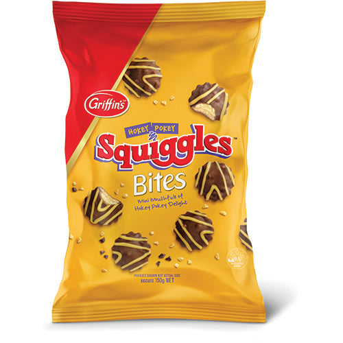 Griffin's Squiggles Hokey Pokey Bites 150g