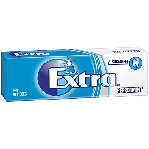 Wrigley's Extra Peppermint Sugarfree Gum 24 x 14g