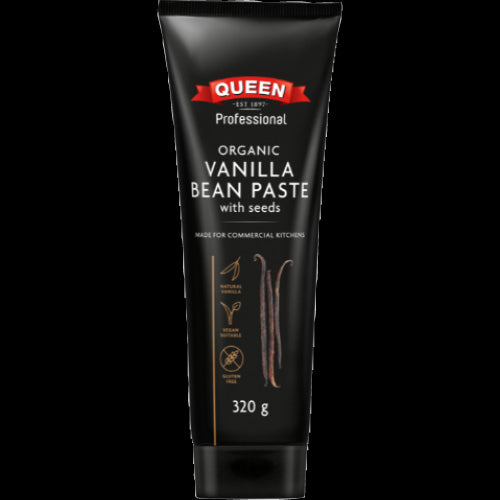 Queen Organic Vanilla Bean Paste With Seeds 320g