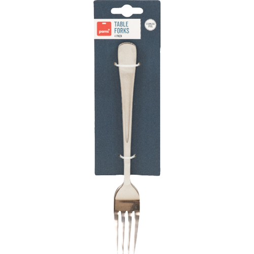 Pams Stainless Steel Table Forks 4pk