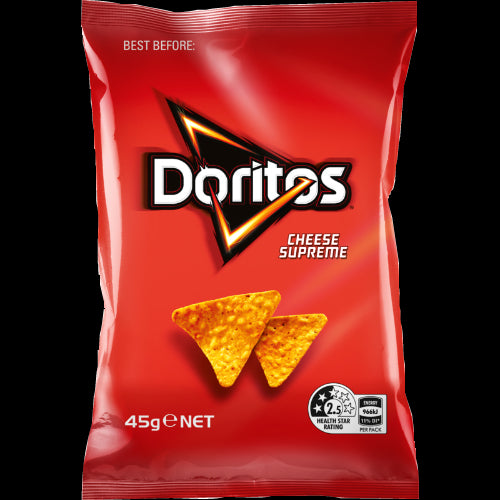 Doritos Cheese Supreme Corn Chips 45g