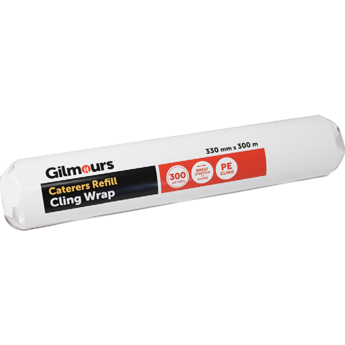 Gilmours Cling Wrap Refill 330mm 300m