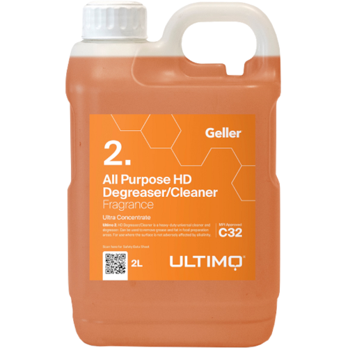 Geller Ultimo #2 All Purpose HD Degreaser/Cleaner Fragrance C32 2l