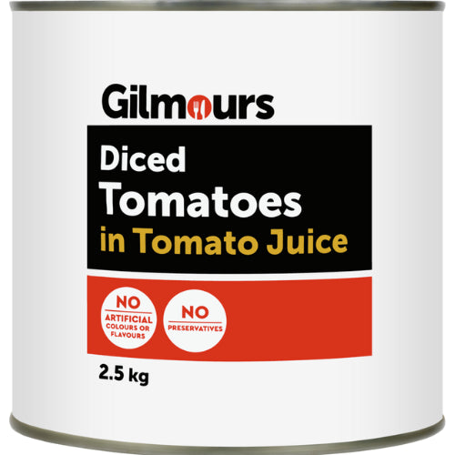 Gilmours Diced Tomatoes 2.5kg