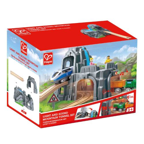 Hape Light and Sound Mountain Tunnel Set