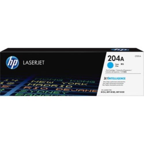HP 204A Toner Cartridge - Cyan - Laser - Standard Yield - 900 Pages - 1 Pack