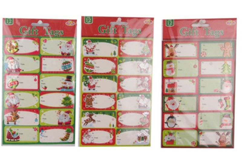 Self Adhesive Gift Tags - Deluxe (6 Packs)