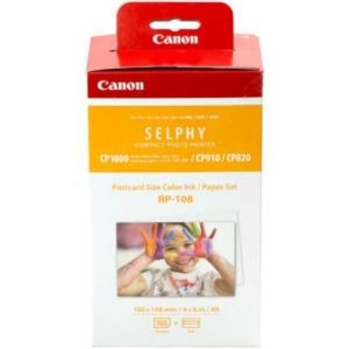 Canon RP-108 Ribbon/Paper Kit - Colour - Dye Sublimation - High Yield
