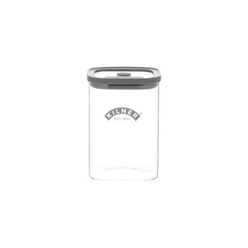 Fresh Square Storage Jar - KILNER (1 Litre)