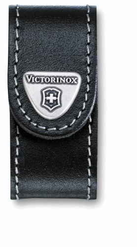 Leather Belt Pouch - VICTORINOX SAK (Black)