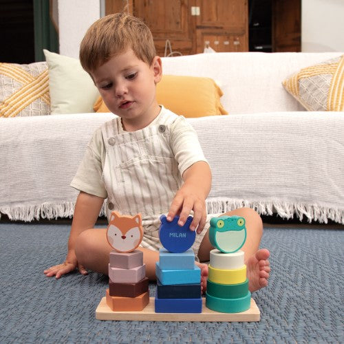 Milan Wooden Educational Toy Animal Towers