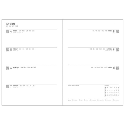 Letts of London Diary Oslo A5 WTV Tan 2026