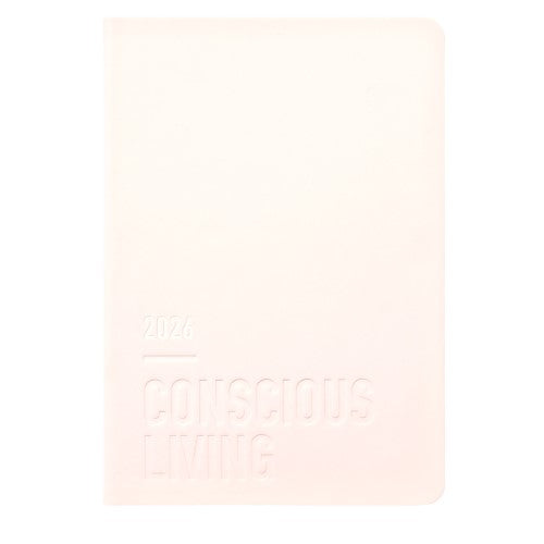 Letts of London Diary Conscious A6 DTP Rosewater 2026