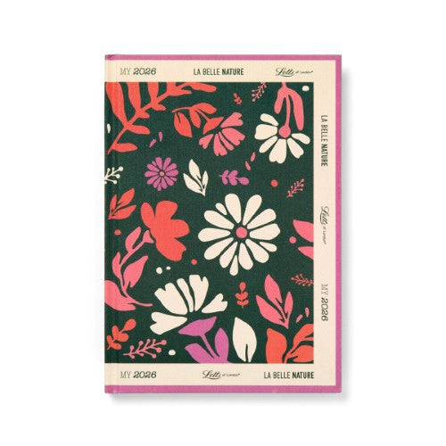 Letts of London Diary La Belle Nature A6 WTV Green 2026