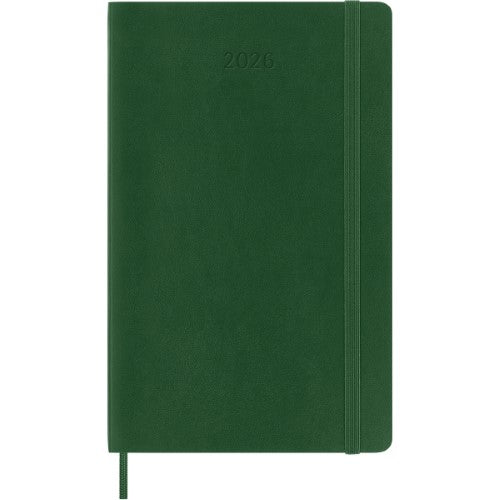 Moleskine Diary 12 Month Weekly + Notes SC Large Myrtle Green 2026