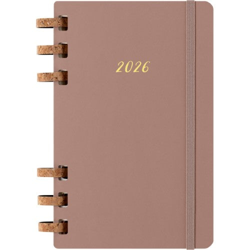 Moleskine 12 Month Spiral Planner HC Large Almond 2026