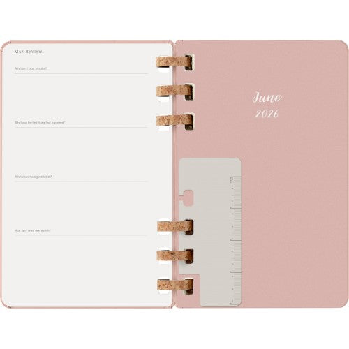 Moleskine 12 Month Spiral Planner HC Large Almond 2026