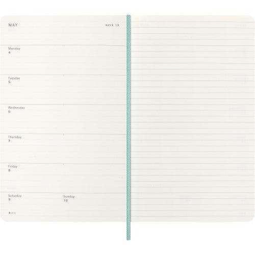 Moleskine Diary 12 Month Weekly + Notes HC Large P & E Mamba Sage 2026