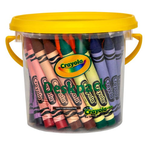 Crayola Large Crayon Desk Pack 48 Pieces Tub