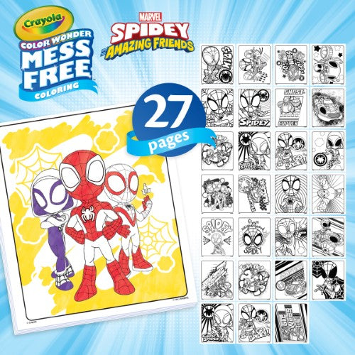 Crayola Color Wonder Activity Kit Spidey & Friends