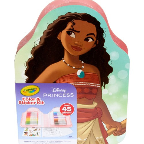 Crayola Color & Sticker Disney Princess Kit 45 Piece