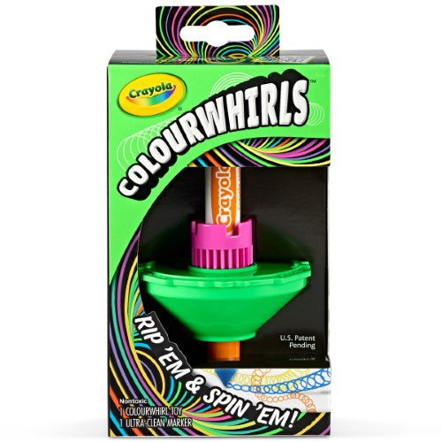 Crayola Colourwhirls Spin Art Toy Neon