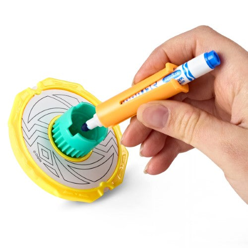 Crayola Colourwhirls Spin Art Toy Neon