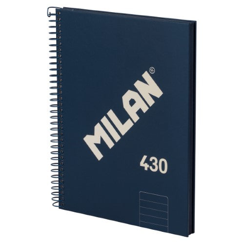 Milan Notebook Spiral Hardcover A5 80 Leaf 1918 Series Blue