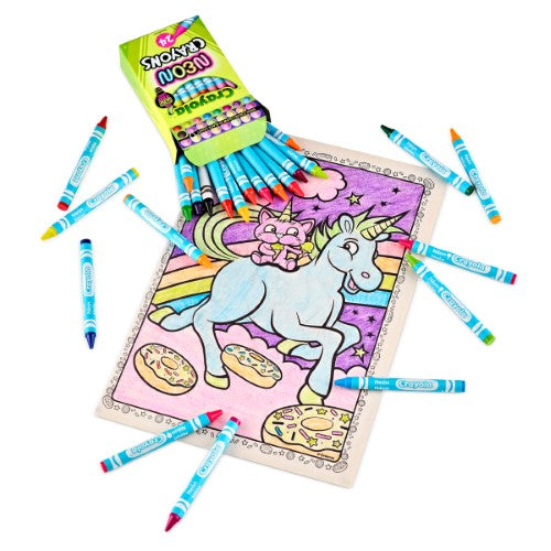 Crayola Neon Crayons 24Pk