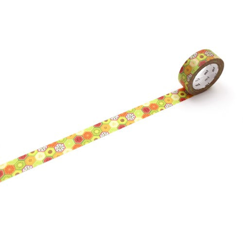 MT Washi Tape 15mm x 7m EX Hexagon Fruits