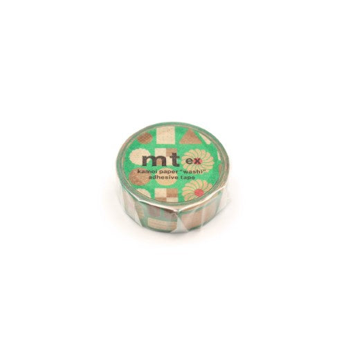 MT Washi Tape 15mm x 7m EX Geometry Cookie
