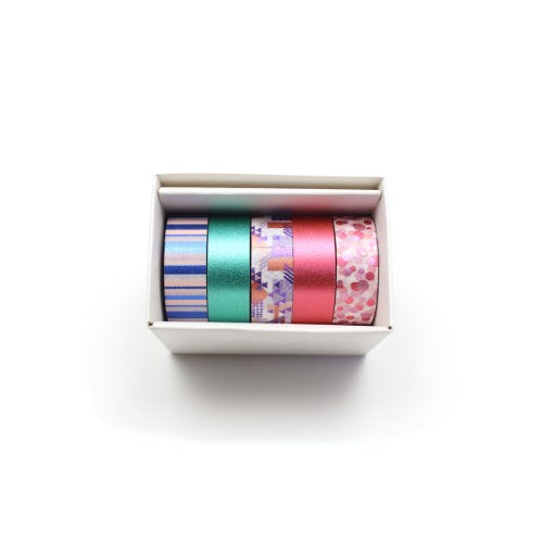 MT Washi Tape Gift Box 5 Rolls Bright