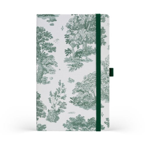 Castelli Notebook Landscapes Mid Ruled Evergreen