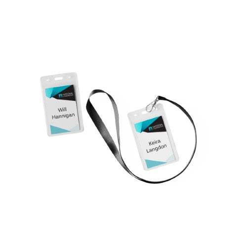 Avery Lanyard Name Badge Kit L7418 86.5x55.5mm 8up 10 Sheets