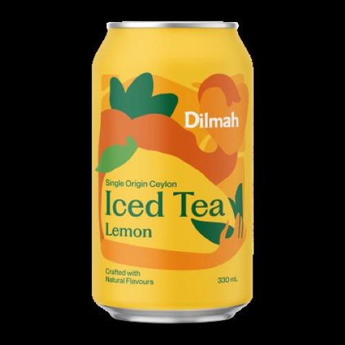Dilmah Iced Tea Lemon Can  - 12X330ML