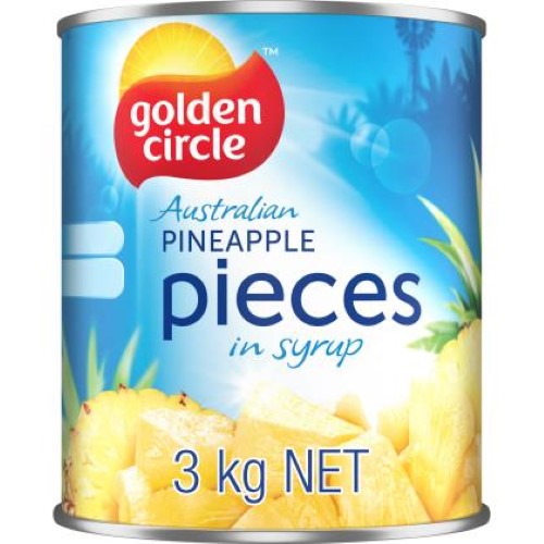 Golden Circle Pineapple Pieces In Syrup - 3KG