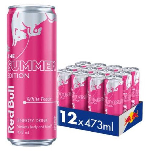 Redbull Red Bull Summer Peach 473ml - 12X473ML