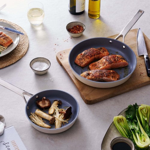 2 Piece Fry Pan Set - PYROLUX Nexgen 20 and 28cm (Ivory)