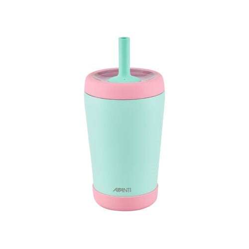 Insulated Tumbler with Bumper - AVANTI YumYum 350ml (Blue/Pink)