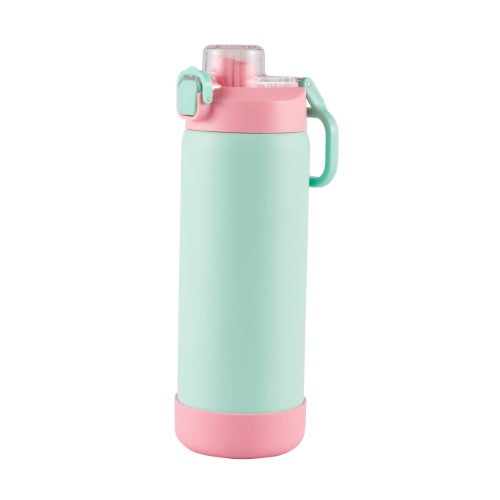 2 Way Drinking Insulated Bottle - nAVANTI YumYum 550ml (Blue/Pink)