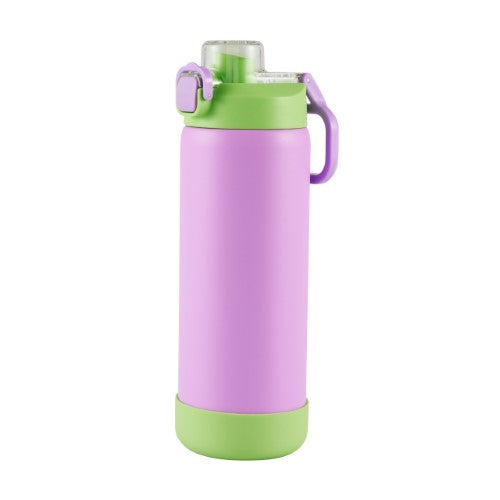 2 Way Drinking Insulated Bottle - AVANTI YumYum 550ml (Purple/Green)