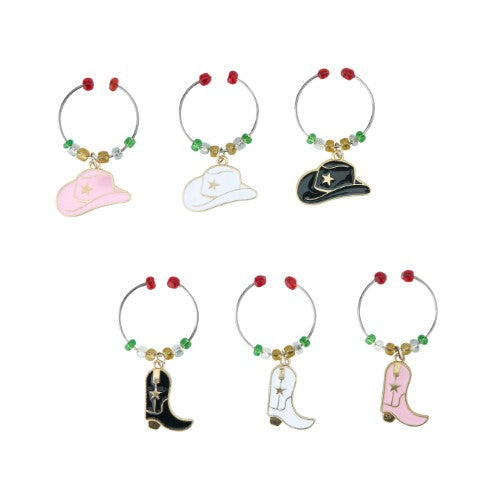 Wine Charms - AVANTI Cow Girl (Set of 6)