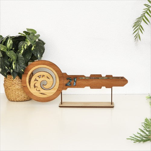 21st Key - Koru (49 x 20 x 0.8cm)