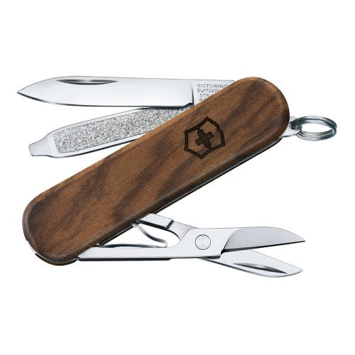 Swiss Army Knife - VICTORINOX SAK Classic SD Wood (Brown)