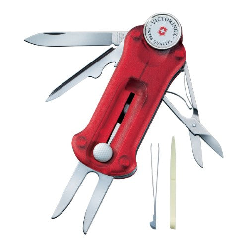 Golf Tool - VICTORINOX SAK (Red Translucent)