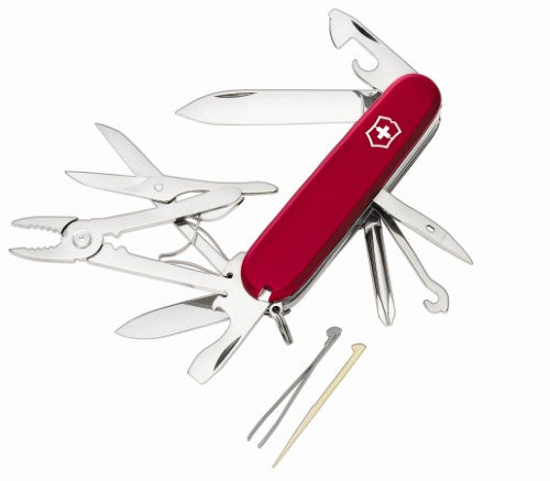 Swiss Pocket Knife - VICTORINOX SAK Deluxe Tinker (Red)
