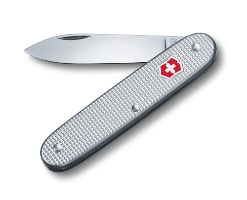 Swiss Pocket Knife - VICTORINOX SAK Swiss Army 1 Alox (Silver)