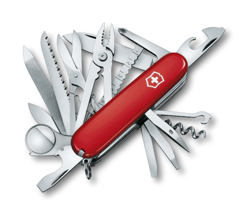 Swiss Pocket Knife - VICTORINOX SAK Swiss Champ (Red)