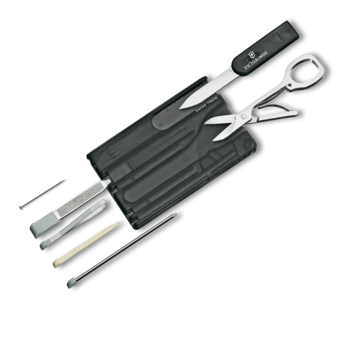 Swiss Card Classic - VICTORINOX SAK (Black Translucent)