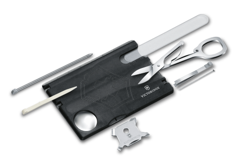 Swiss Card Nailcare - VICTORINOX SAK (Black Translucent)